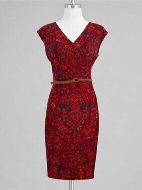 Lauren Ralph Lauren Floral Belted Dress